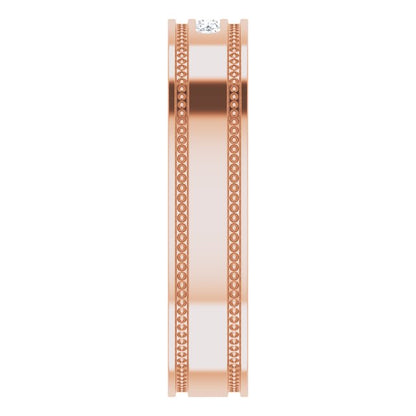 .08 CTW Natural Diamond Band, 5 mm