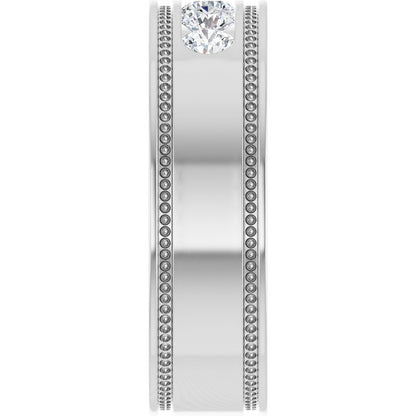 1/2 CTW Natural Diamond Band, 6.3 mm