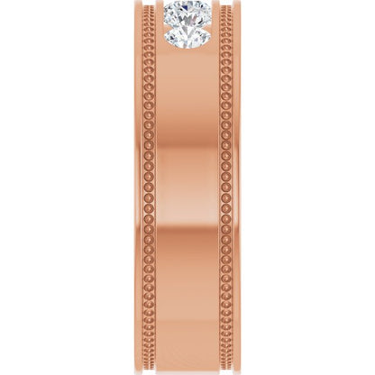 1/2 CTW Natural Diamond Band, 6.3 mm