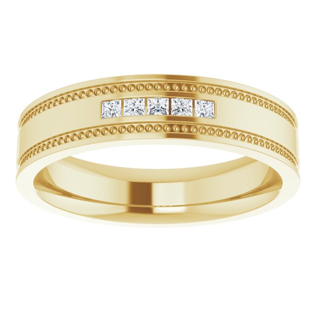 1/8 CTW Natural Diamond Band, 4.8 mm