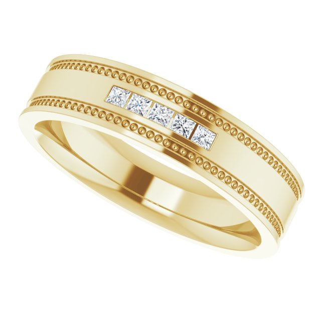 1/8 CTW Natural Diamond Band, 4.8 mm