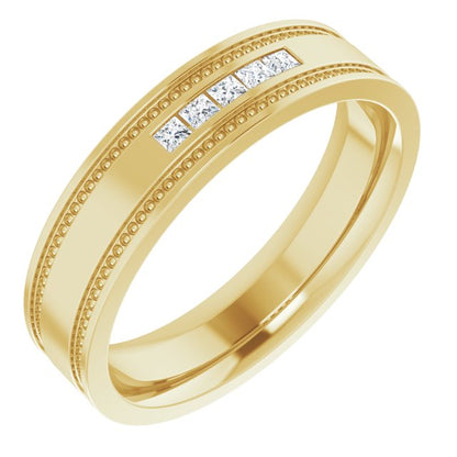 1/8 CTW Natural Diamond Band, 4.8 mm