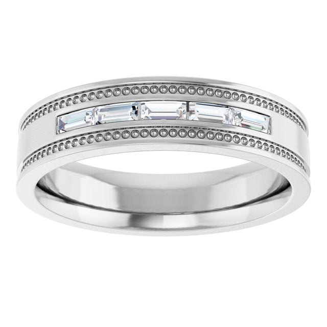 1/5 CTW Natural Diamond Band, 4.8 mm