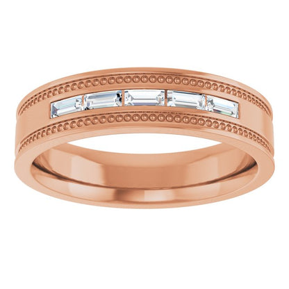 1/5 CTW Natural Diamond Band, 4.8 mm