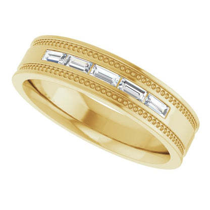 1/5 CTW Natural Diamond Band, 4.8 mm