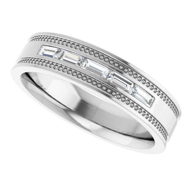 1/5 CTW Natural Diamond Band, 4.8 mm