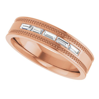 1/5 CTW Natural Diamond Band, 4.8 mm