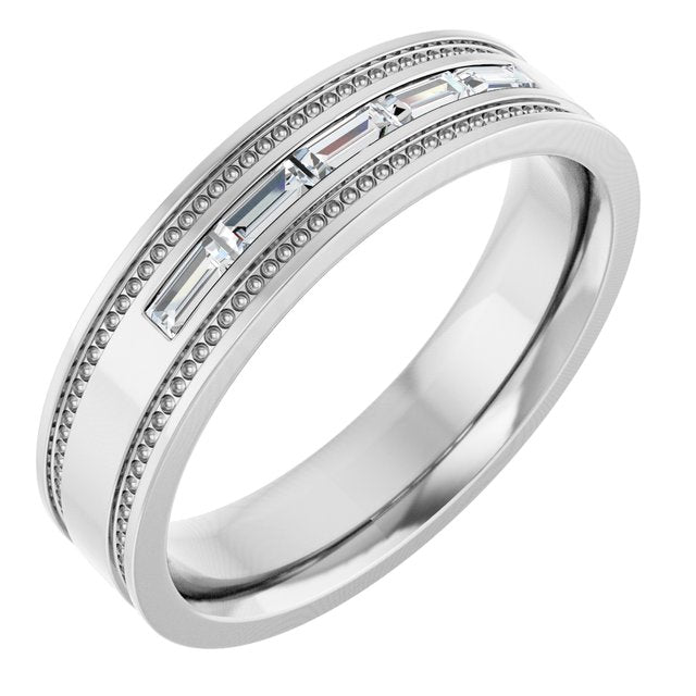 1/5 CTW Natural Diamond Band, 4.8 mm