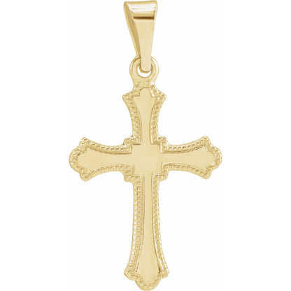 Cross Pendant, 15 x 11 mm