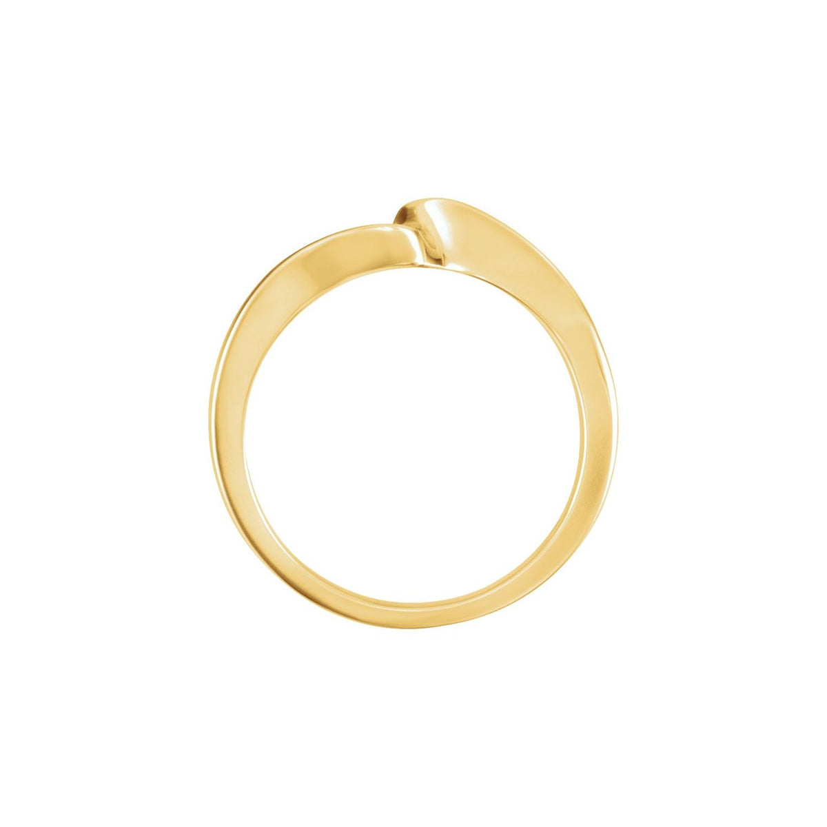 14K Yellow Gold Band, 3.1 mm
