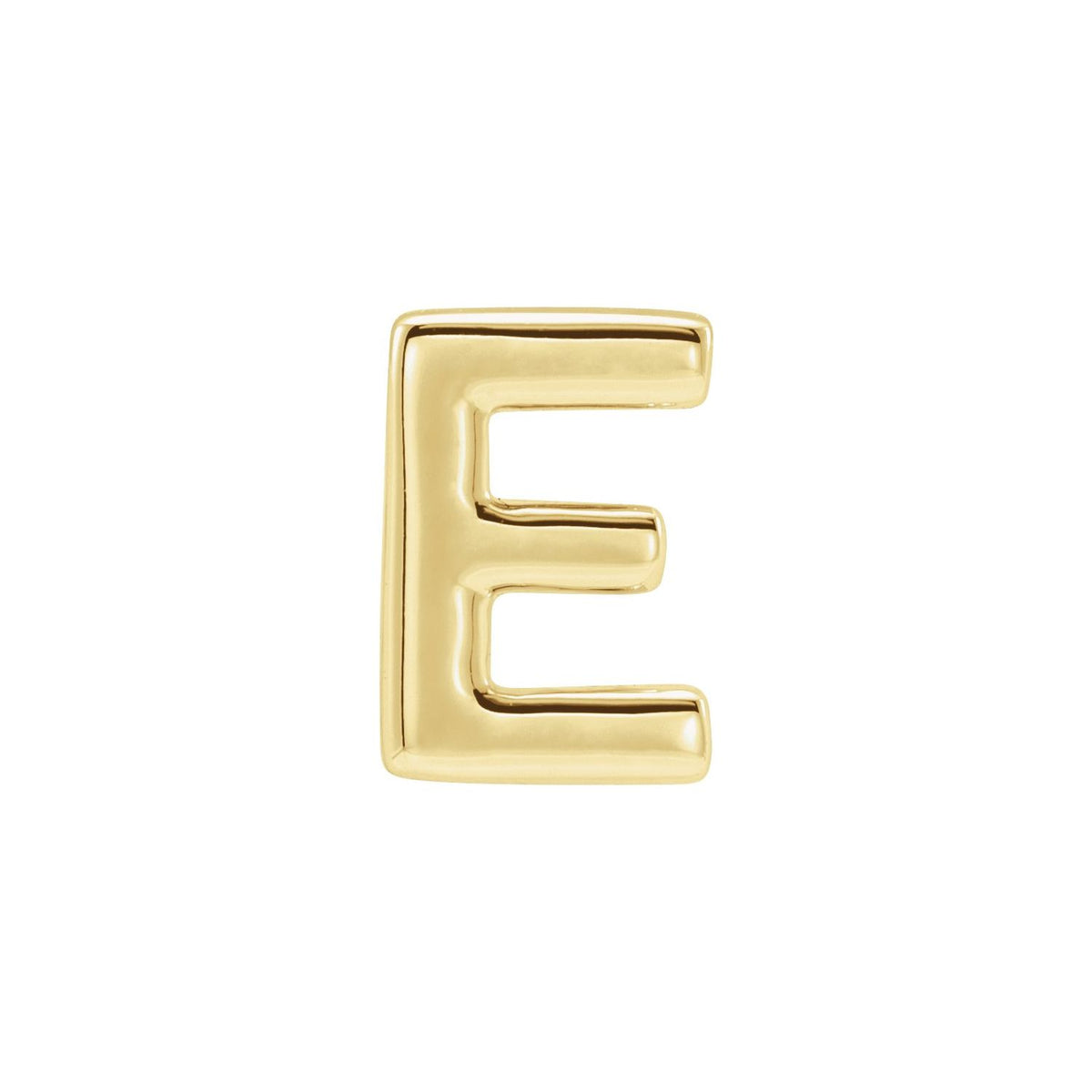 Block Initial Slide Pendant