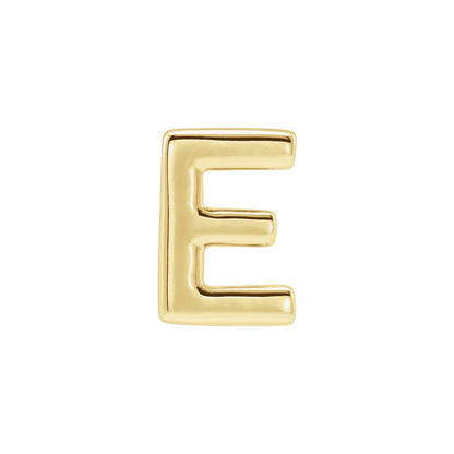 Block Initial Slide Pendant