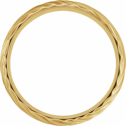 Textured Band, 6 mm, Style 4
