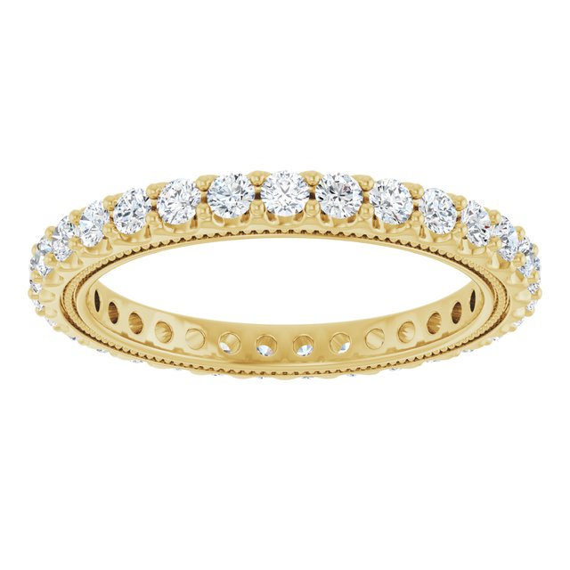 9/10 CTW Lab-Grown Diamond Eternity Band, 2.4 mm