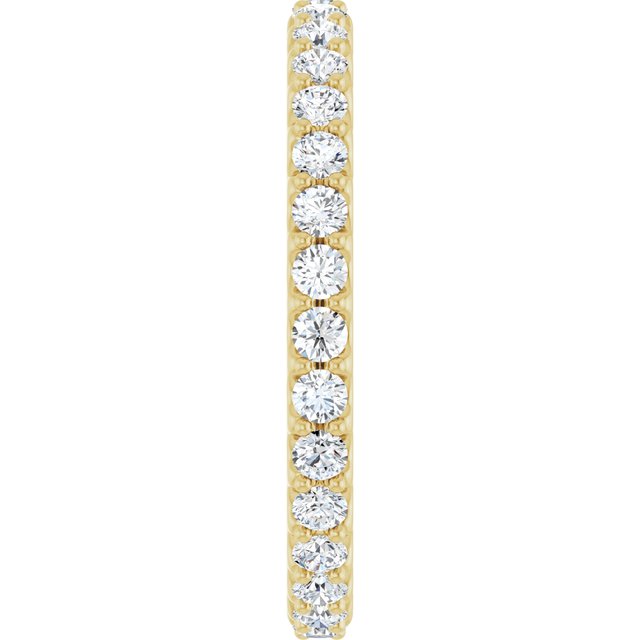 9/10 CTW Lab-Grown Diamond Eternity Band, 2.4 mm