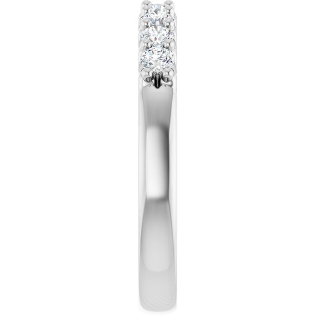 1/2 CTW Natural Diamond Milgrain Anniversary Band