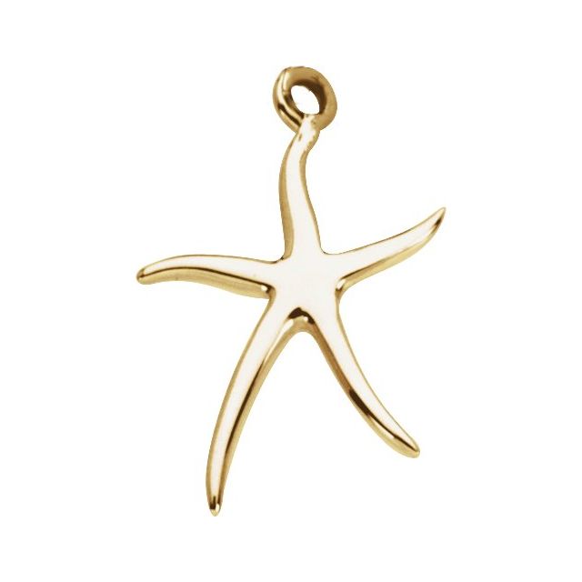 Starfish Dangle, 18 mm x 25 mm