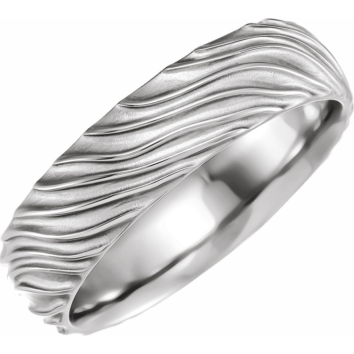Textured Band, 6 mm, Style 4