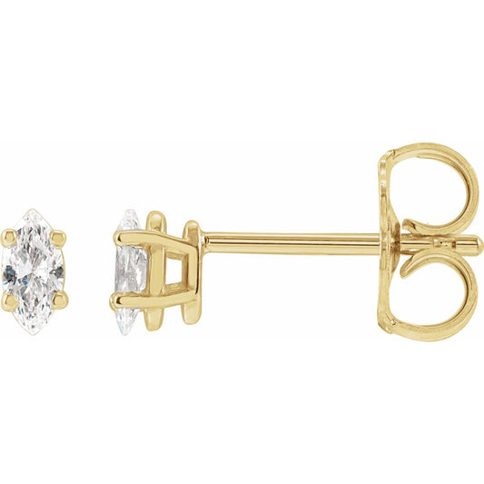 1/8 CTW Natural Diamond Earrings