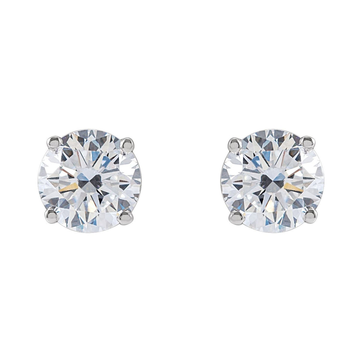 3 CTW Lab-Grown Diamond Earrings