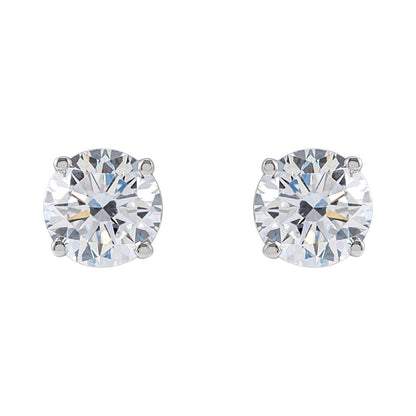 3 CTW Lab-Grown Diamond Earrings