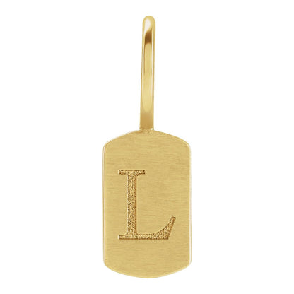 Engravable Dog Tag Charm/Pendant