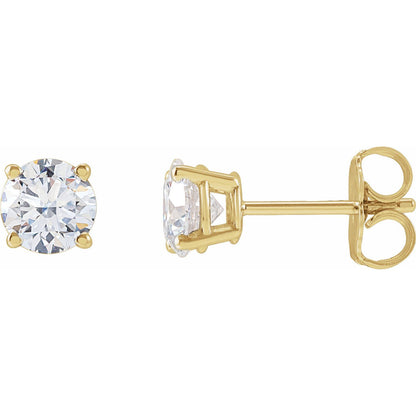 3 CTW Lab-Grown Diamond Earrings