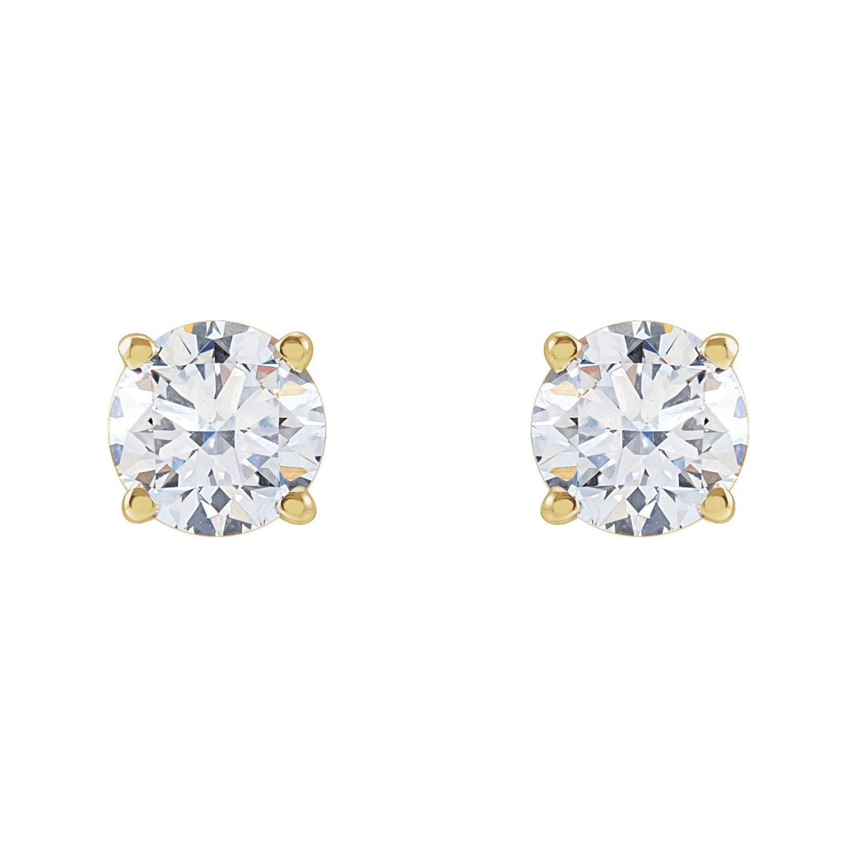 1 1/4 CTW Lab-Grown Diamond Earrings