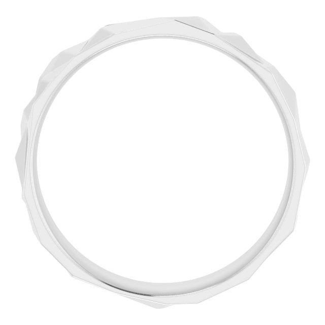 Geometric Comfort-Fit Flat Band