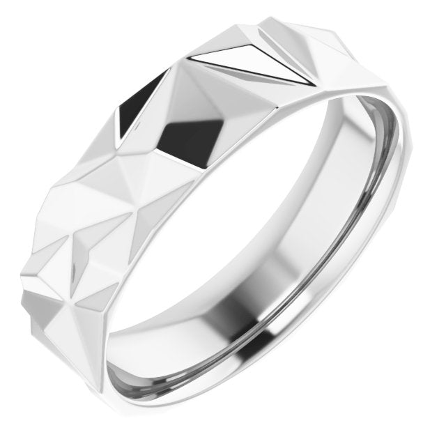Geometric Comfort-Fit Flat Band