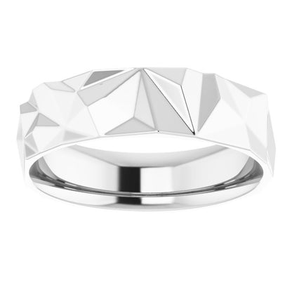 Geometric Comfort-Fit Flat Band