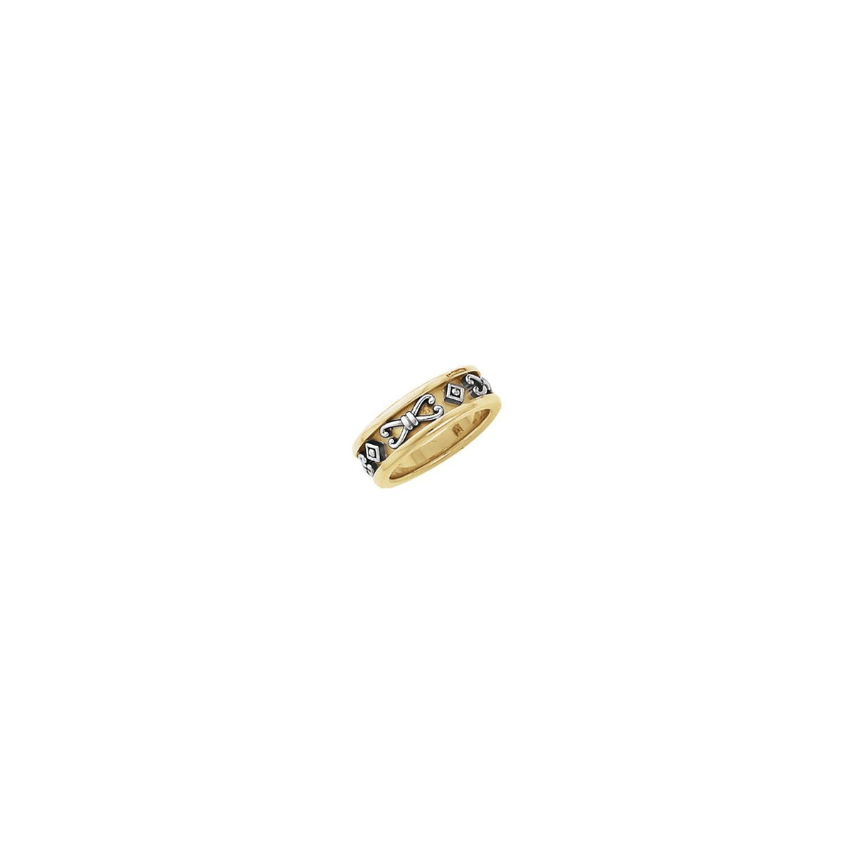 14K Yellow Gold Etruscan-Style Band