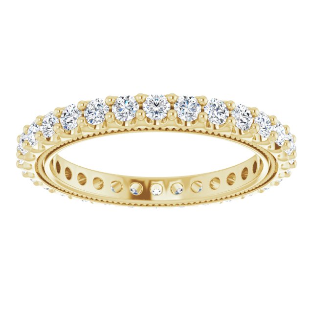 9/10 CTW Lab-Grown Diamond Eternity Band, 2.4 mm