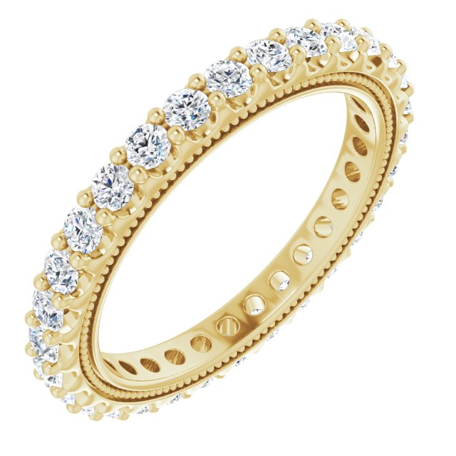 9/10 CTW Natural Diamond Eternity Band, 2.4 mm