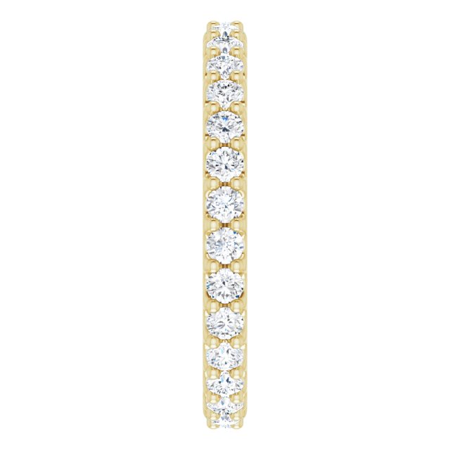 9/10 CTW Lab-Grown Diamond Eternity Band, 2.4 mm