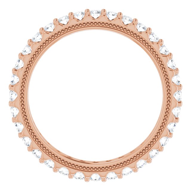 7/8 CTW Natural Diamond Eternity Band Size NONE