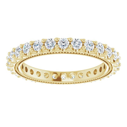 7/8 CTW Lab-Grown Diamond Eternity Band
