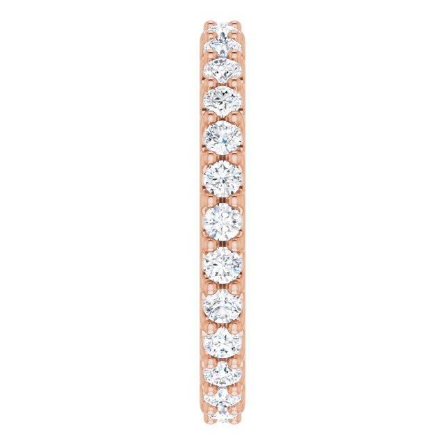 7/8 CTW Natural Diamond Eternity Band, 2.4 mm