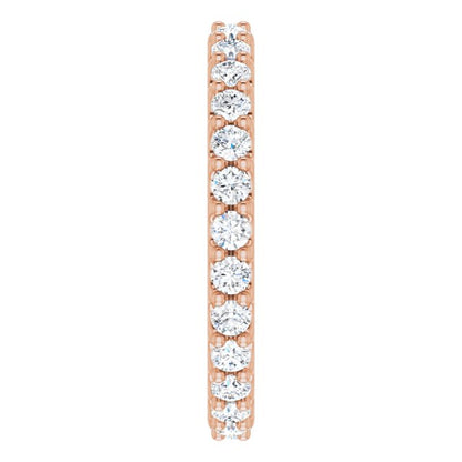 7/8 CTW Natural Diamond Eternity Band, 2.4 mm