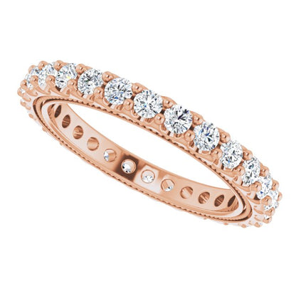 7/8 CTW Natural Diamond Eternity Band, 2.4 mm