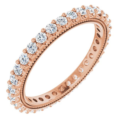 7/8 CTW Natural Diamond Eternity Band Size NONE