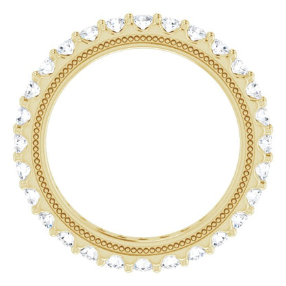 7/8 CTW Lab-Grown Diamond Eternity Band