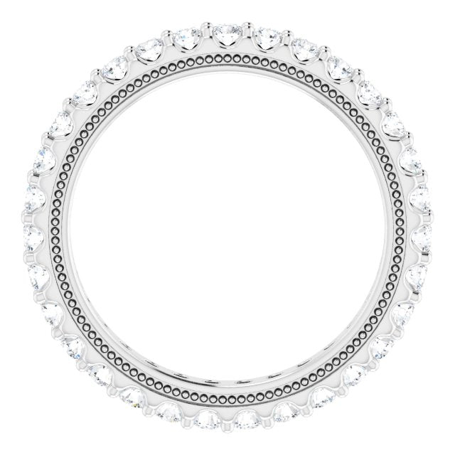 9/10 CTW Natural Diamond Eternity Band, 2.4 mm
