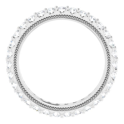 9/10 CTW Natural Diamond Eternity Band, 2.4 mm