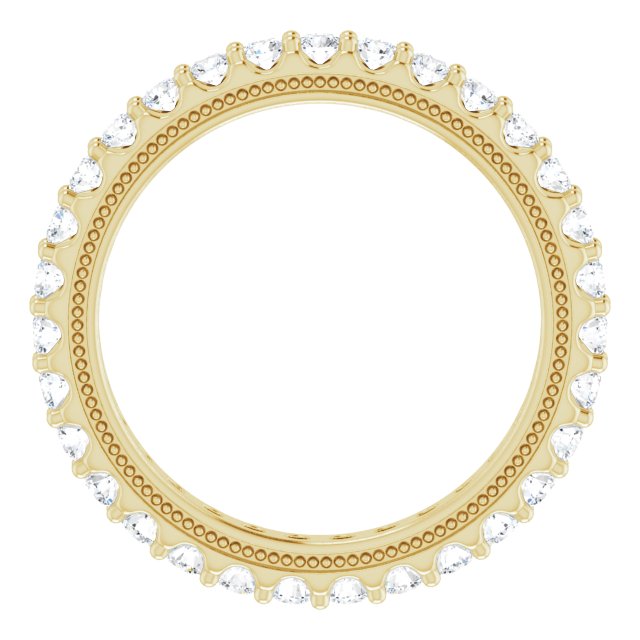 9/10 CTW Lab-Grown Diamond Eternity Band, 2.4 mm