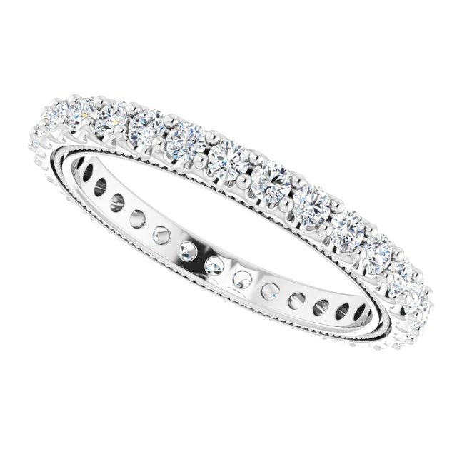 9/10 CTW Natural Diamond Eternity Band, 2.4 mm