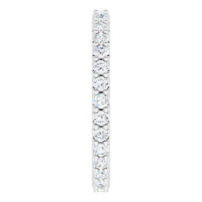1 CTW Natural Diamond Eternity Band, 2.4 mm