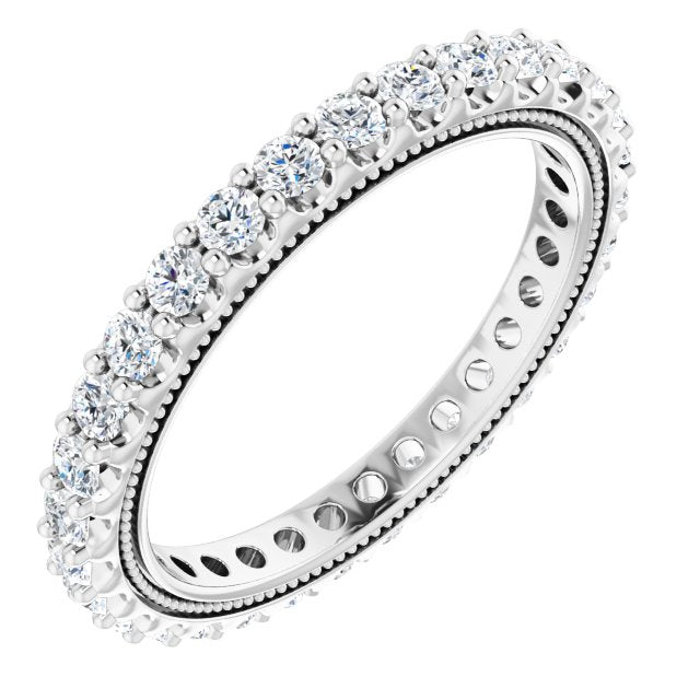 9/10 CTW Natural Diamond Eternity Band, 2.4 mm
