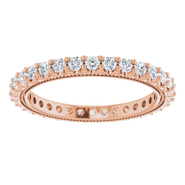 7/8 CTW Natural Diamond Eternity Band Size NONE
