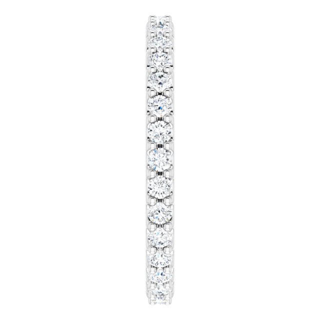 7/8 CTW Natural Diamond Eternity Band, 2.4 mm
